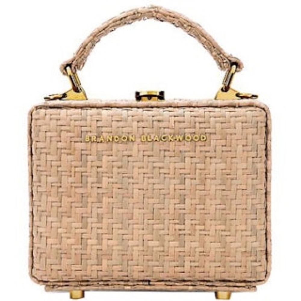 Brandon Blackwood Mini Kendrick Trunk Straw Wicker